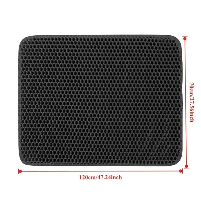 Grand tapis de litière pour chat 70x120cm, grande taille, imperméable, toilettes pour animaux de com