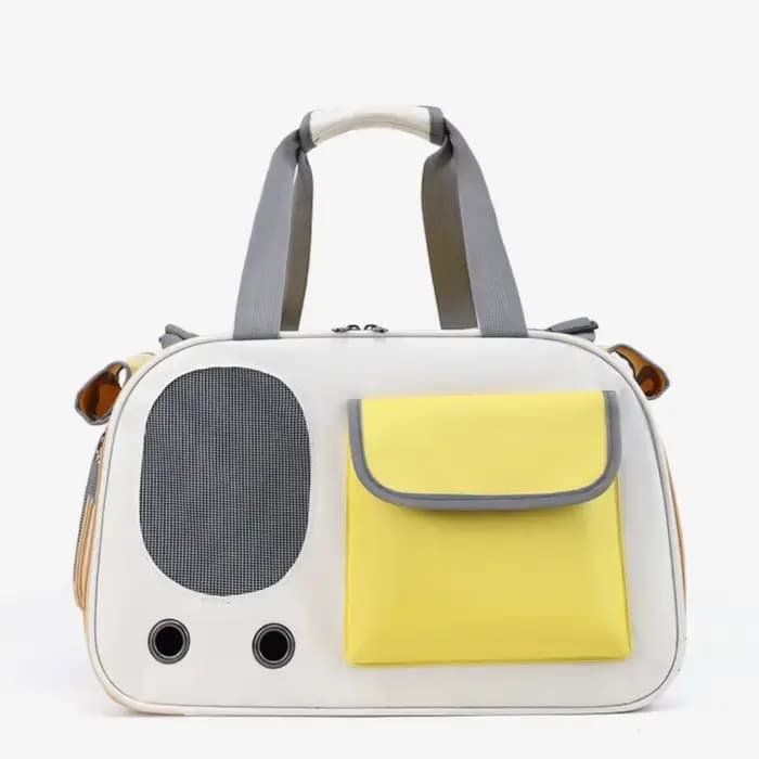 Sac de transport pour animaux de compagnie respirant, portable, réglable, pliable, pour chat, extéri