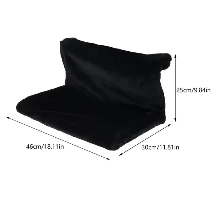 Lit de radiateur de luxe suspendu pour animaux de compagnie, panier polaire chaud, berceau, hamac, c