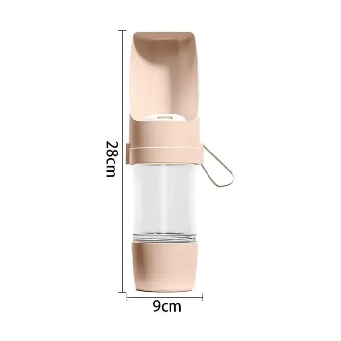 Bouteille d'eau Portable pour chien et chat, avec stockage de nourriture et d'eau, pour chiots, anim