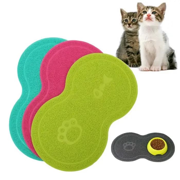 Tapis d'alimentation pour animaux de compagnie chien chat manger bol à boire tapis imperméable pour 