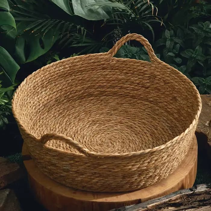 Panier en rotin tressé pour chat, lit confortable pour animaux de compagnie, lit d'été rafraîchissan
