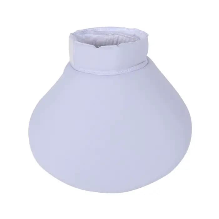 Collier de récupération pratique double face pour chat, respirant et doux, conique de protection rég