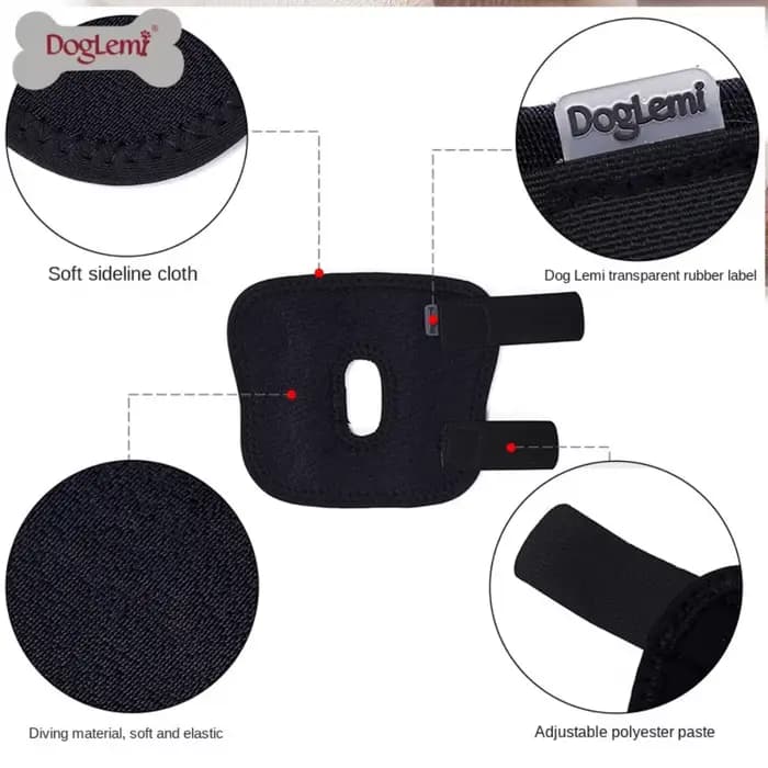 Protection de la bandage pour chien, couverture de protection contre l'arthrite, soutien des jambes 