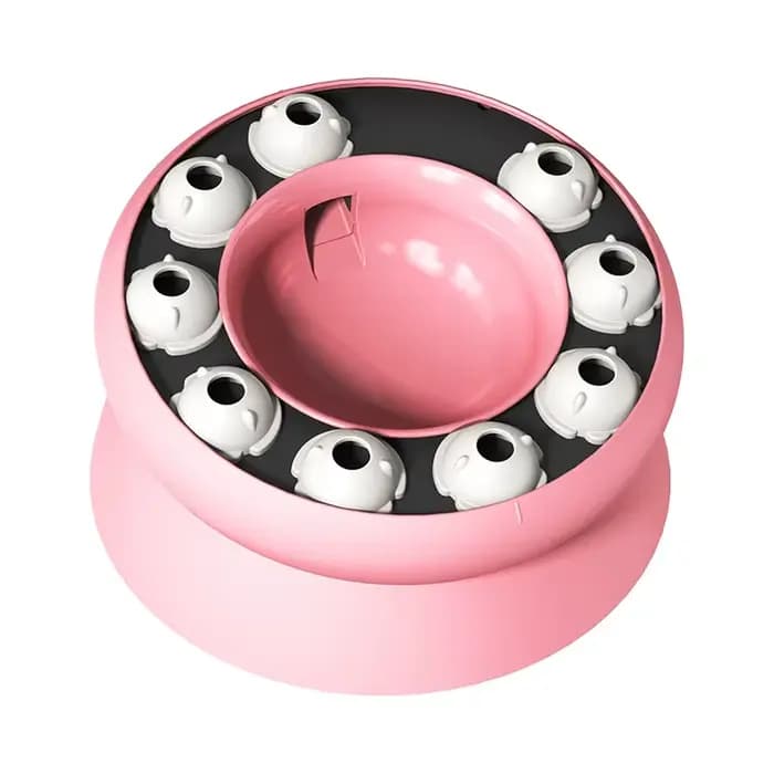 Bol d'alimentation lente pour chat, jouet interactif d'intelligence, anti-glouton, pour stimulation 