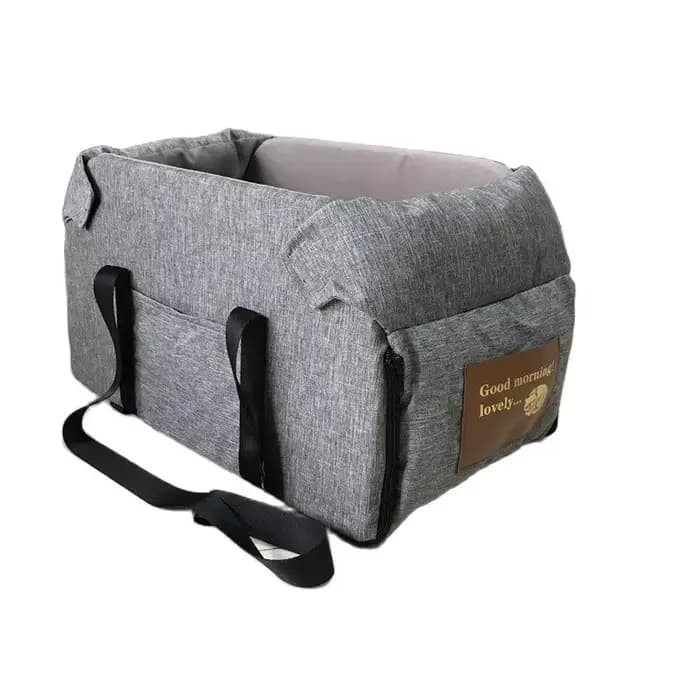 Siège auto portable pour animaux de compagnie, lit de voyage central sécurisé pour chat et chien, sa