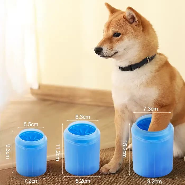 Nettoyeur de pattes pour animaux de compagnie, piston de pattes, tasse de nettoyage des pieds en Sil