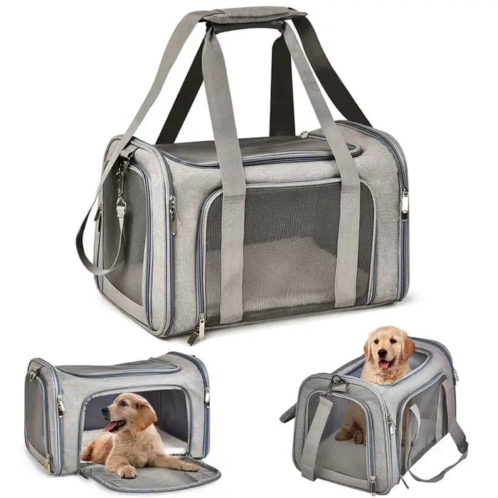Sac de Transport pour chiens, sac à dos latéral souple, porte-animaux de compagnie, sacs de voyage p