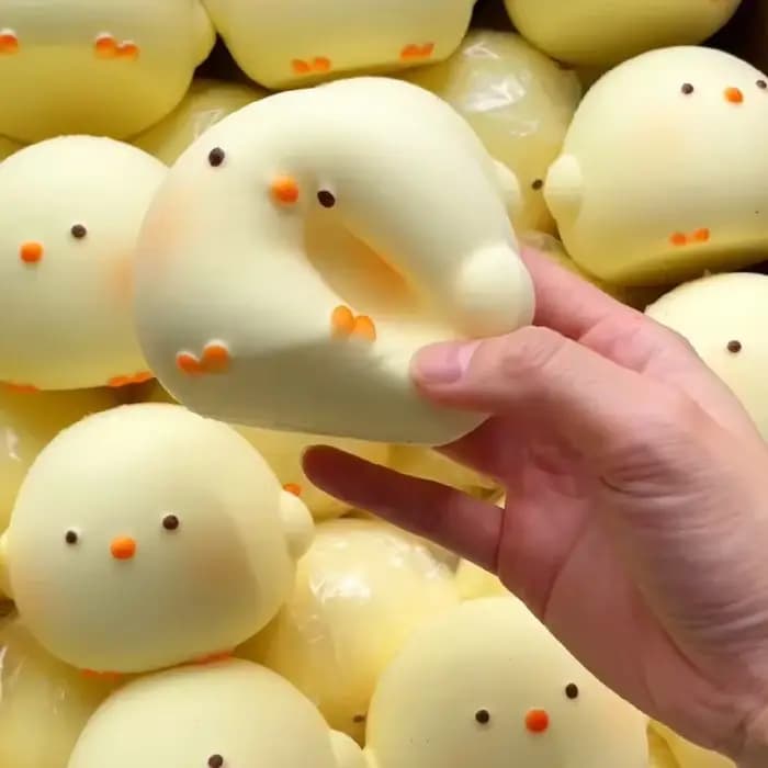 CHAUD! Jouet Squishy de poussin géant mignon, soulagement du Stress à grande hauteur et Fidget senso