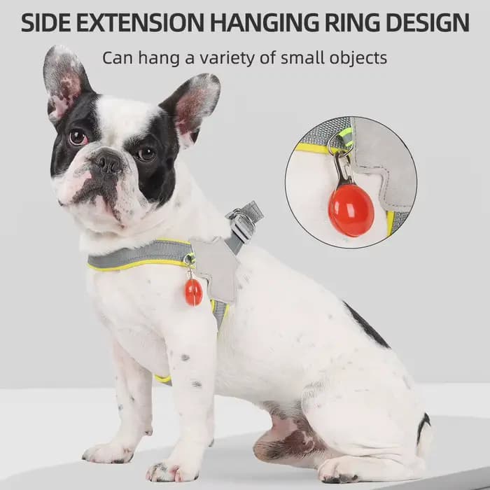 Harnais réfléchissant pour chien de compagnie, pour petits et moyens chiens, gilet sans traction, sa