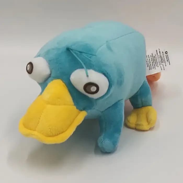 Peluche mignonne de Perry l'oiseau-chat, jouet en peluche doux, cadeau de Noël ou d'anniversaire pou