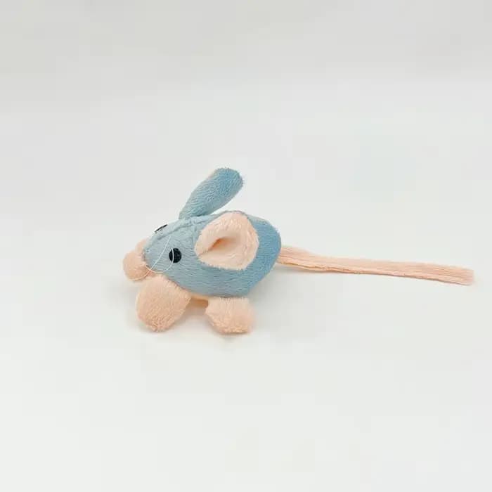 Jouets interactifs pour chats en forme de souris mignonne, souris en peluche, jouet à mâcher durable