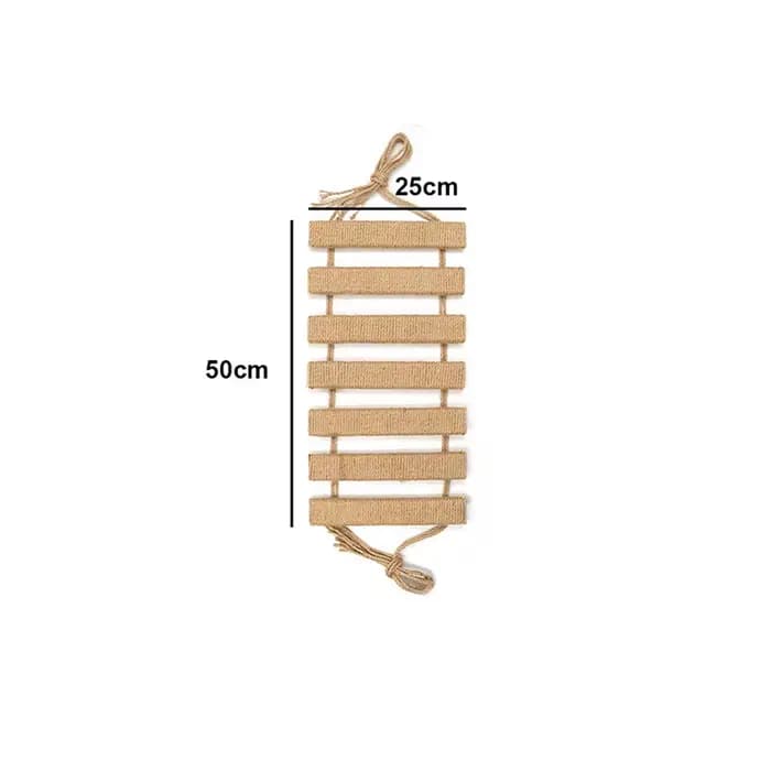 Cadre d'escalade pour chat, pont, échelle pour chat, corde en Sisal, tour d'arbre en bois pour chat,