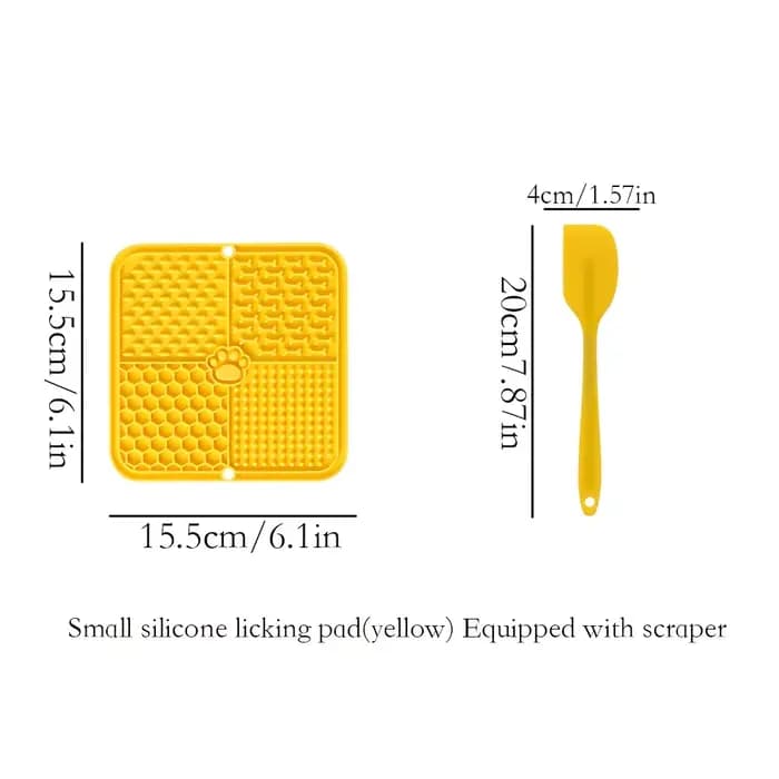 Tapis de léchage en silicone pour animaux de compagnie, assiette anti-glouton pour chiens, tapis d'a