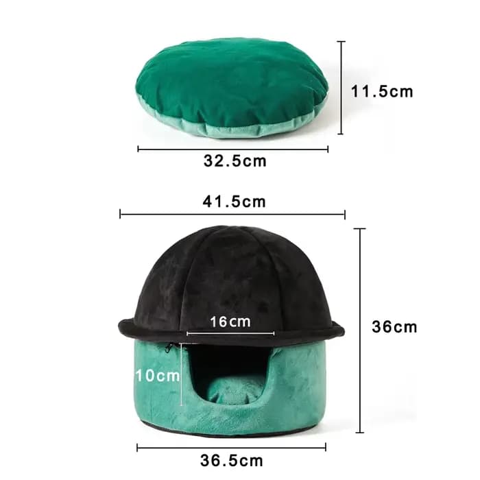 Nouveau panier-niche pour chat, chaud pour l'hiver, tout usage, petit, avec chapeau amovible, access