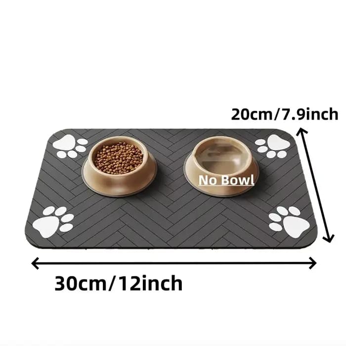 Tapis d'alimentation pour animaux de compagnie, napperon absorbant pour animaux de compagnie, suppor