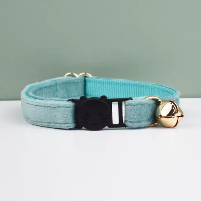 Collier de chat en velours, à la mode, avec nœud papillon, avec boucle de sécurité réglable, accesso