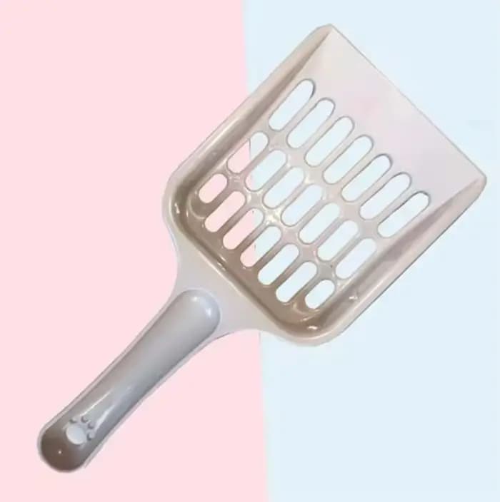 Nouvelle pelle à litière pour chat de compagnie, couleur bonbon, poignée horizontale de grande valeu