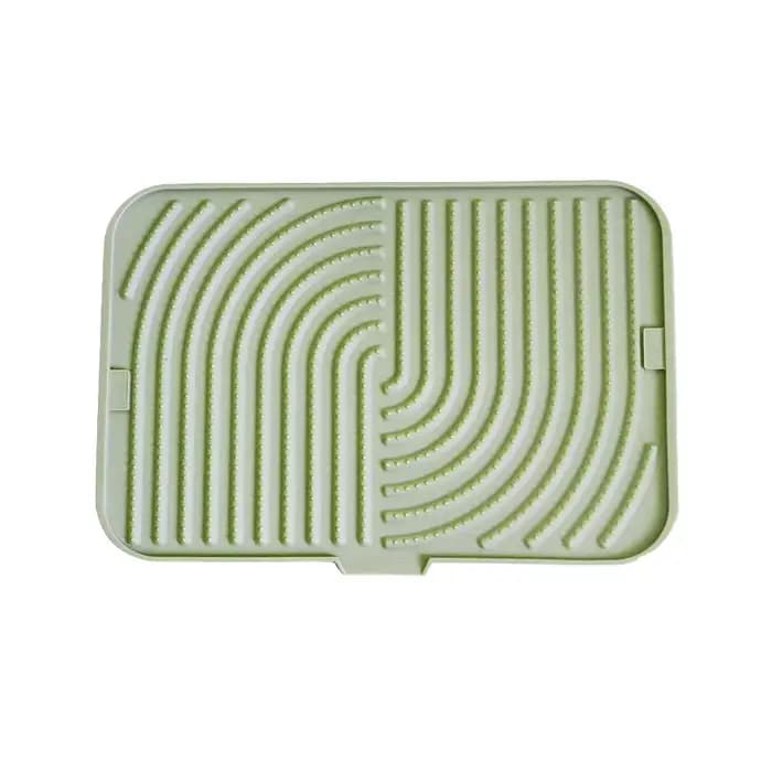 Tapis de litière pour chat en silicone durable, anti-éclaboussures, antidérapant, anti-griffures, do