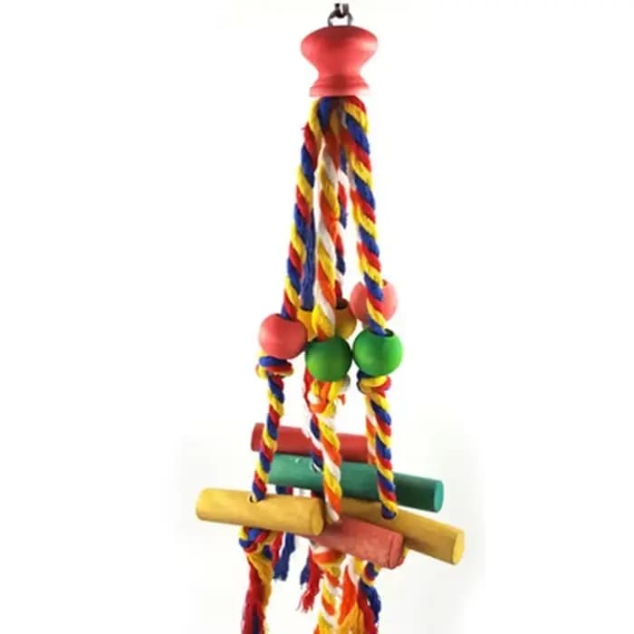 Jouet à mâcher pour perroquets, corde en coton, jouet pour oiseaux, pont de morsure, jouets à déchir