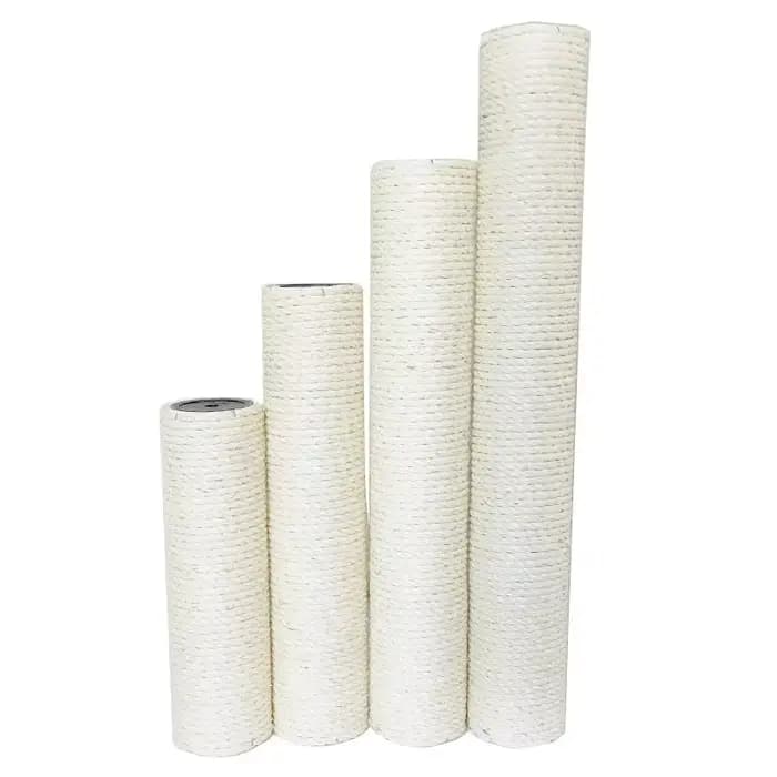 Poste à gratter en PVC pour arbre à chat, cadre d'escalade de remplacement, corde en Sisal, enchevêt