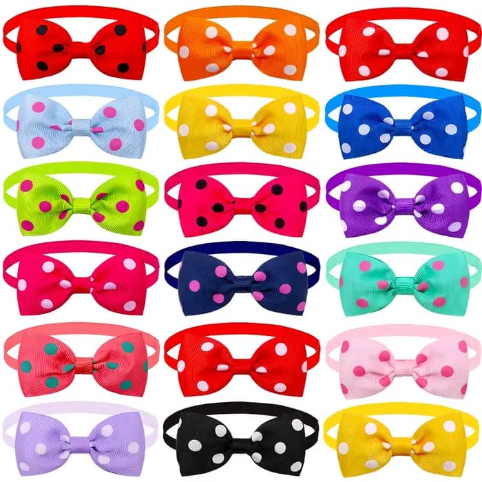 20 pièces accessoires pour chiens noeud papillon pour chien en vrac collier pour chien noeud papillo