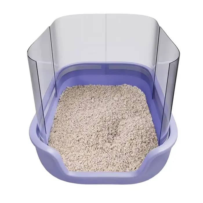 BSEVB-Couvre-litière pour chat (4 pièces) 15 x 11,5 pouces, écran de protection contre les éclabouss