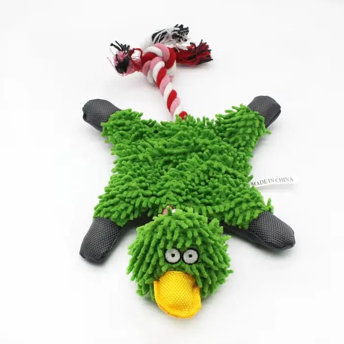 Jouets en peluche de canard créatifs et amusants pour chiens, avec corde, entraînement Durable, grin