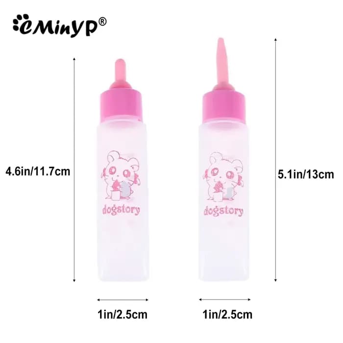 Biberon de lait pour animaux de compagnie, tétine en Silicone pour bébé Hamster, nouveau-né, chat, b