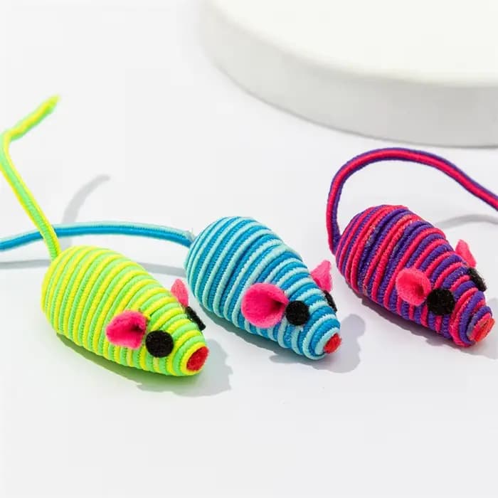 Jouet en peluche amusant pour chat, souris interactive douce et solide, jouets pour chaton drôle, ch