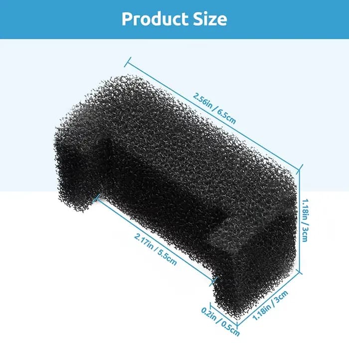 Filtre éponge noir pour fontaine d'eau de remplacement pour chat et chien, 8 pièces, filtre en mouss