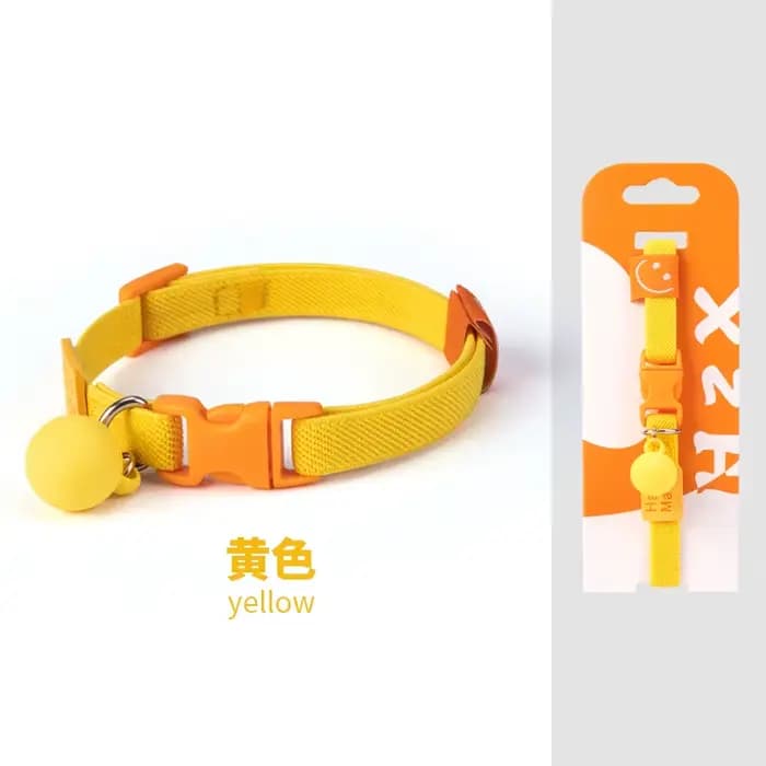 Collier réfléchissant pour chat, réglable, doux, accessoire de mode d'été avec fermoir détachable po
