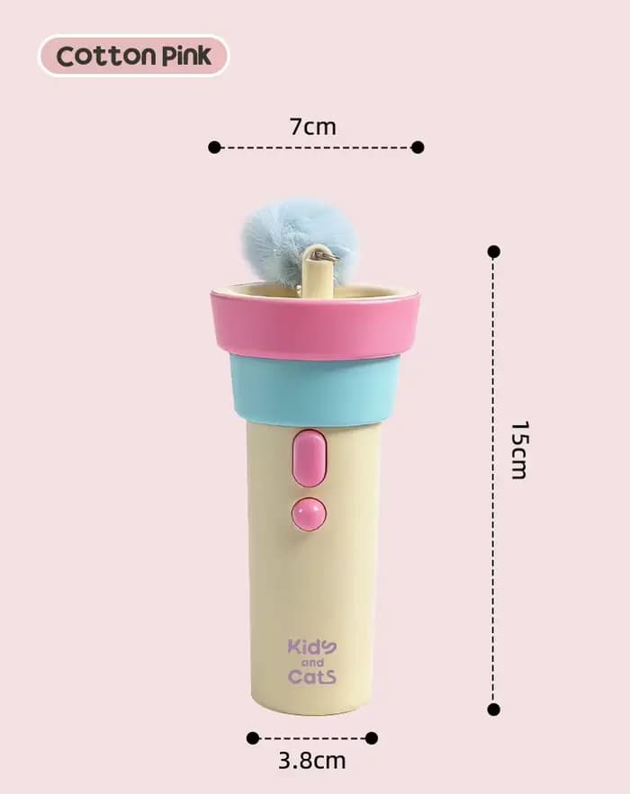 Jouet lanceur électrique pour chat rechargeable par USB, avec corde rétractable, pour soulager l'enn