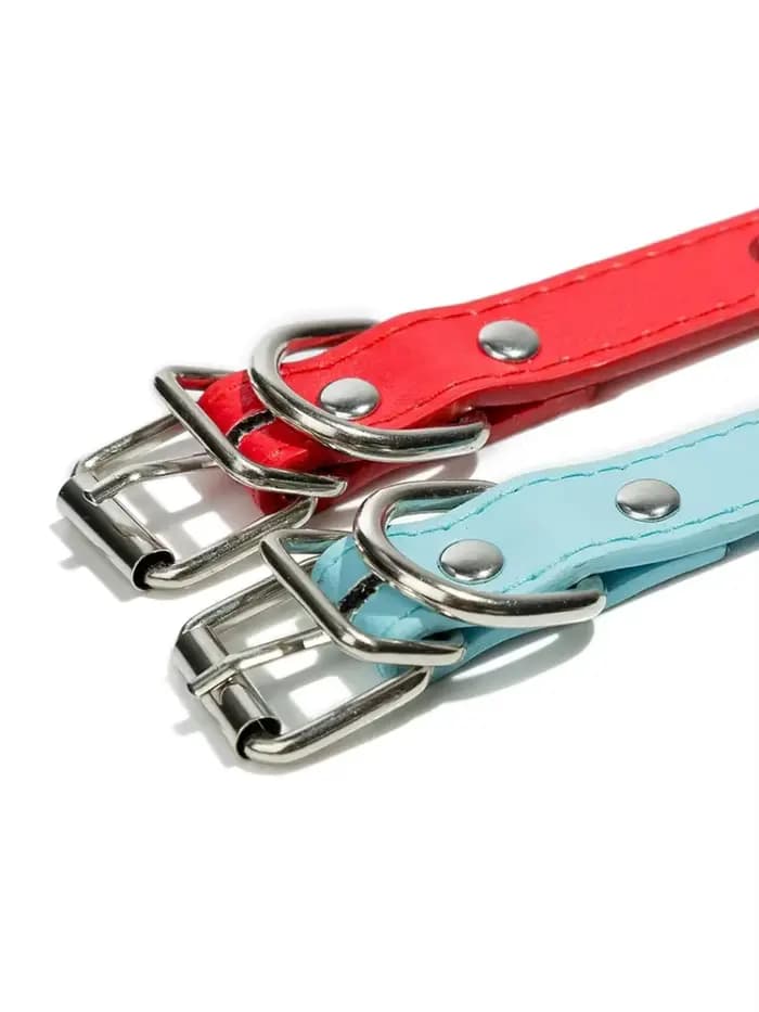 Collier en cuir clouté à pointes pour animaux de compagnie, sangle de cou, petits, moyens et grands 