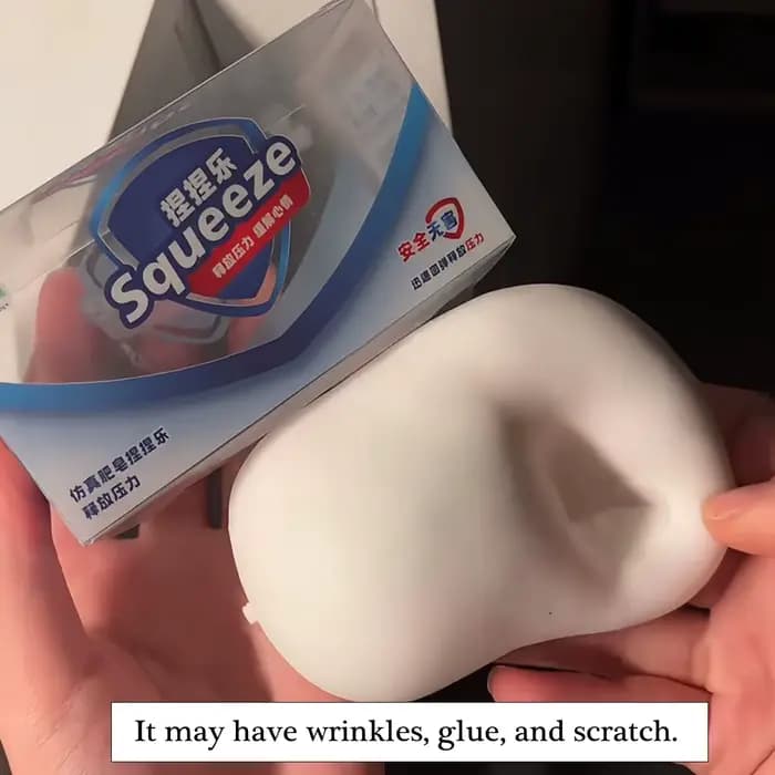 Balle de savon souple anti-stress, jouet sensoriel ASMR à presser, jouets à presser croquants, blocs