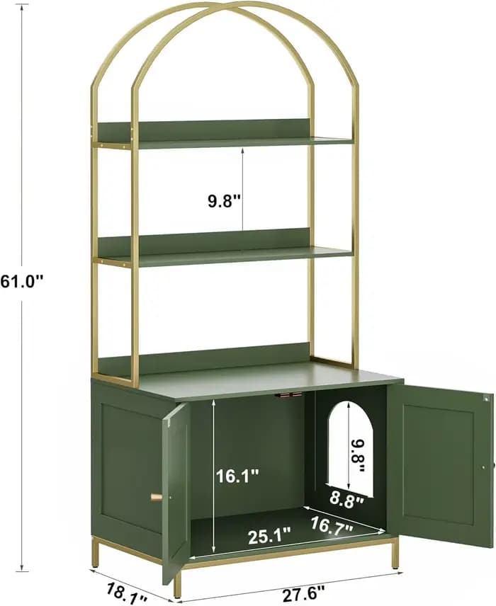 Maison en bois à motif solide pour chat, combinaison de bac à litière pour chat, meubles pour animau