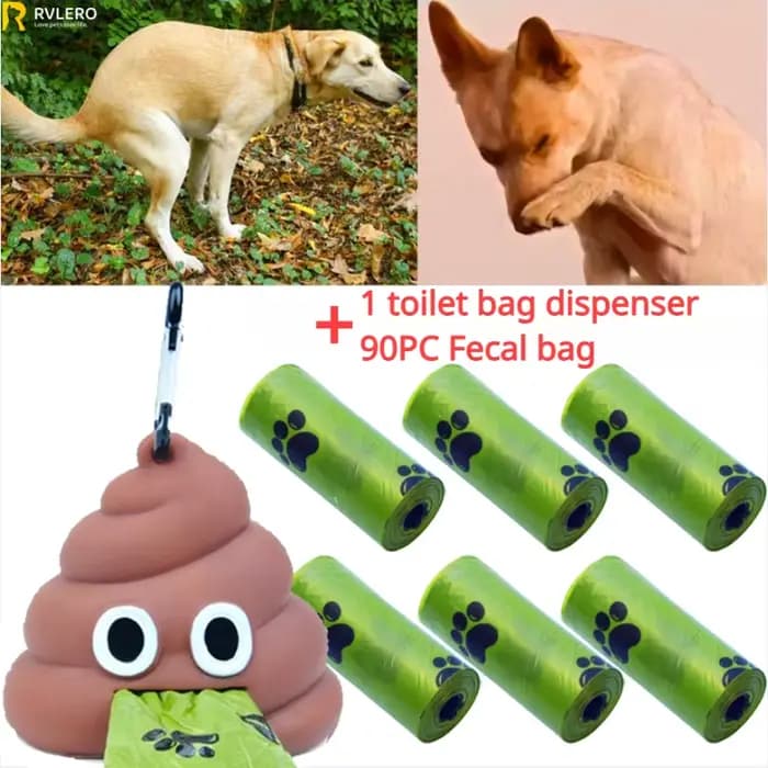 Distributeur de Sacs Fécaux pour Animaux de Compagnie, Poche à Ordures Extérieure pour Chat et Chien