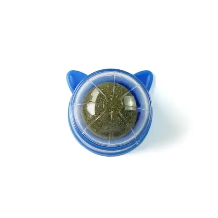 Snacks d'herbe pour chat, boules d'herbe à chat, jouets muraux à coller, boule de menthe pour chat, 