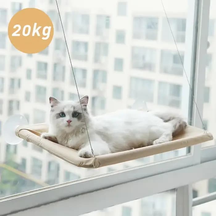 Hamac suspendu pour chat, 20KG, lit pour chat, roulement confortable, fenêtre ensoleillée, siège, ca