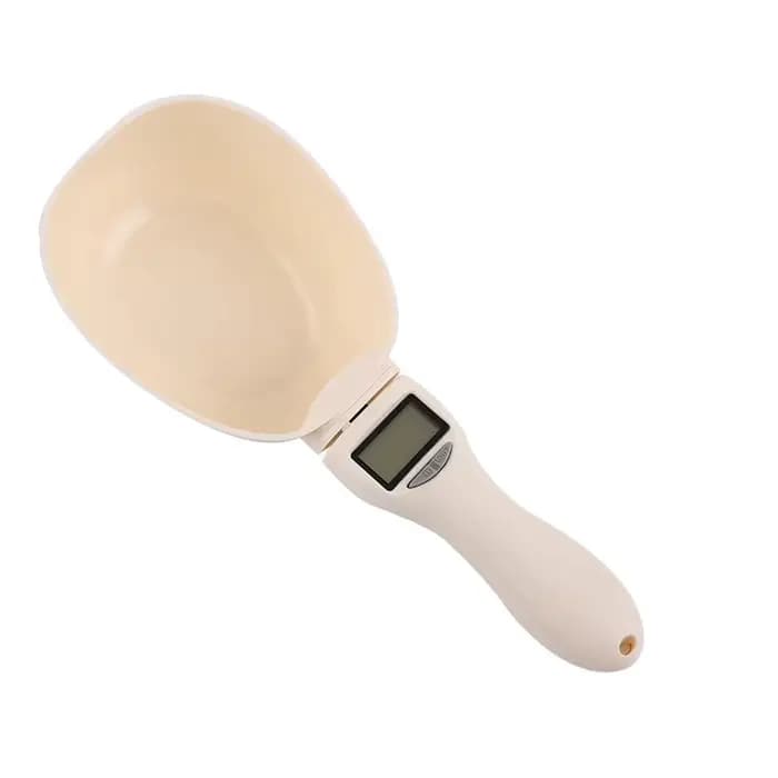Cuillère de pesage pour aliments pour animaux de compagnie, outil de mesure électronique, balance po