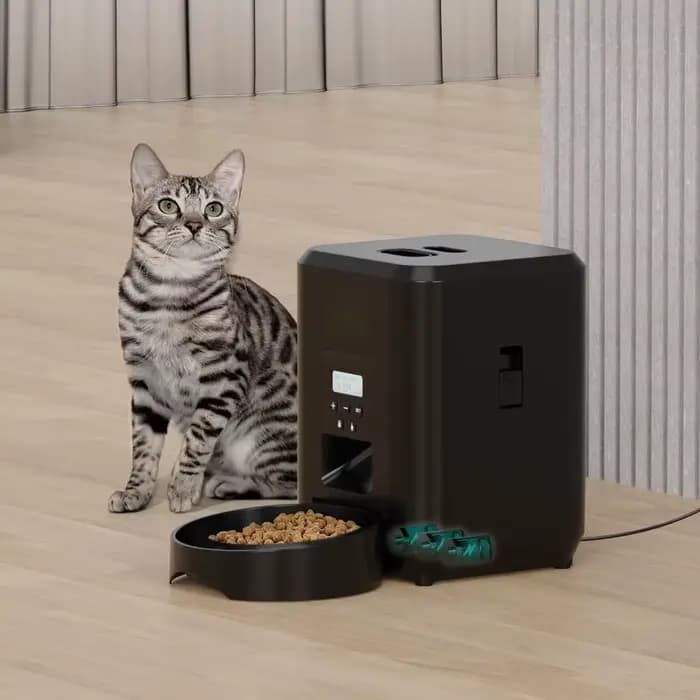 Mangeoire intelligente pour animaux de compagnie mangeoire automatique pour chat Machine de nourritu