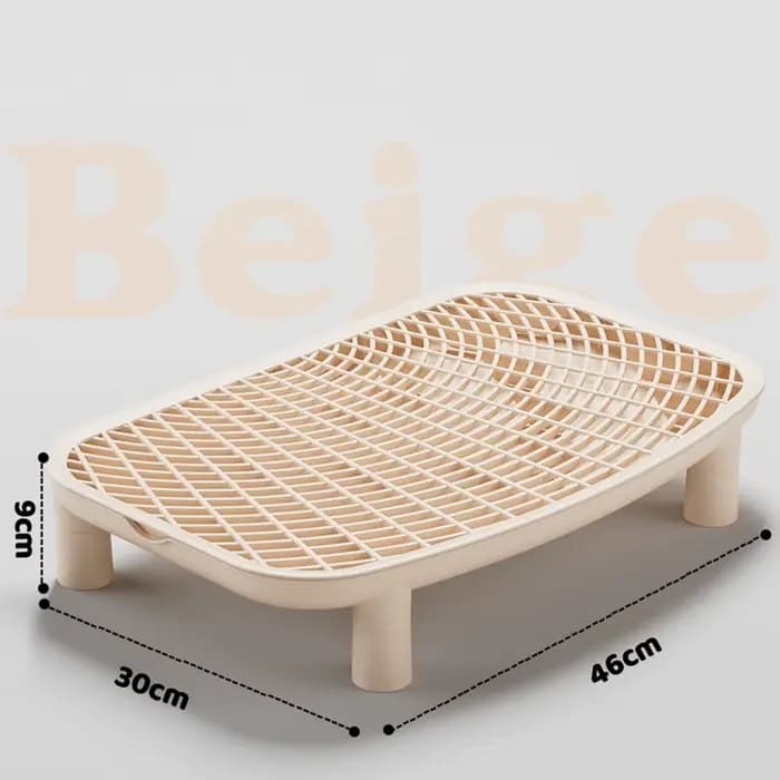 Rampe à litière pour chat, bac à litière en plastique pour chaton, pied de lit Anti-transportant, fo
