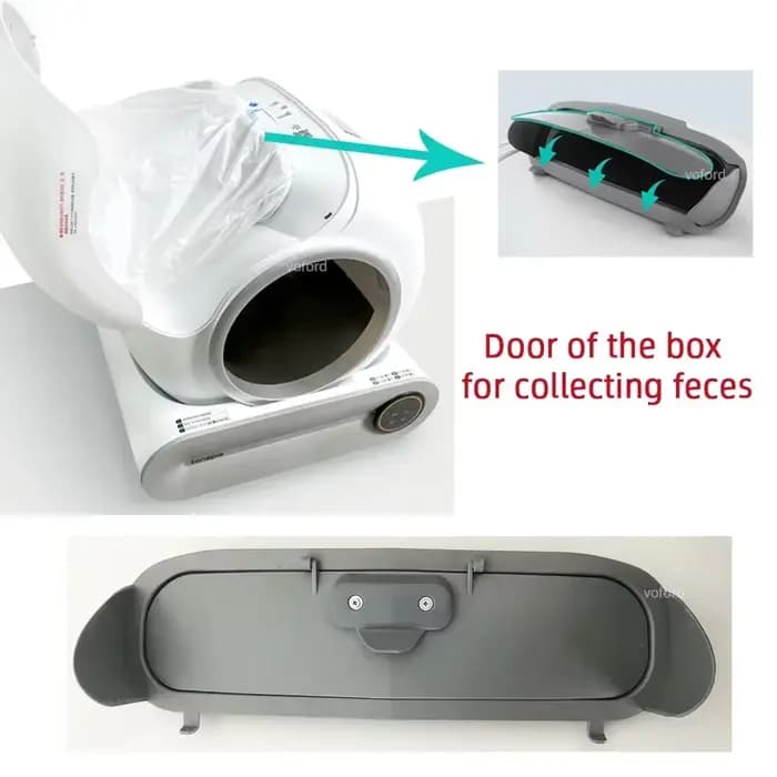 Accessoires pour litière automatique VOFORD, capuchon de fond avec trou d'aération, bouchon en caout