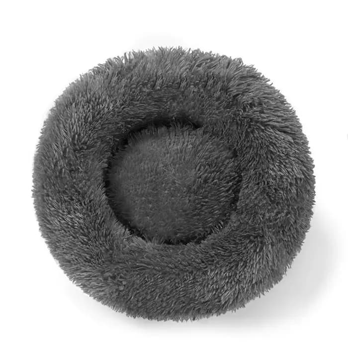 Nid de chat Super doux et chaud, antidérapant, fond Long et moelleux, panier rond imperméable pour c