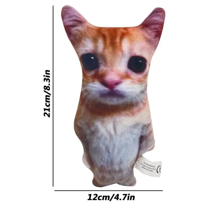 Jouets en peluche de chat El Gato mignon, poupées de chat Wowow, peluches de simulation, animaux en 