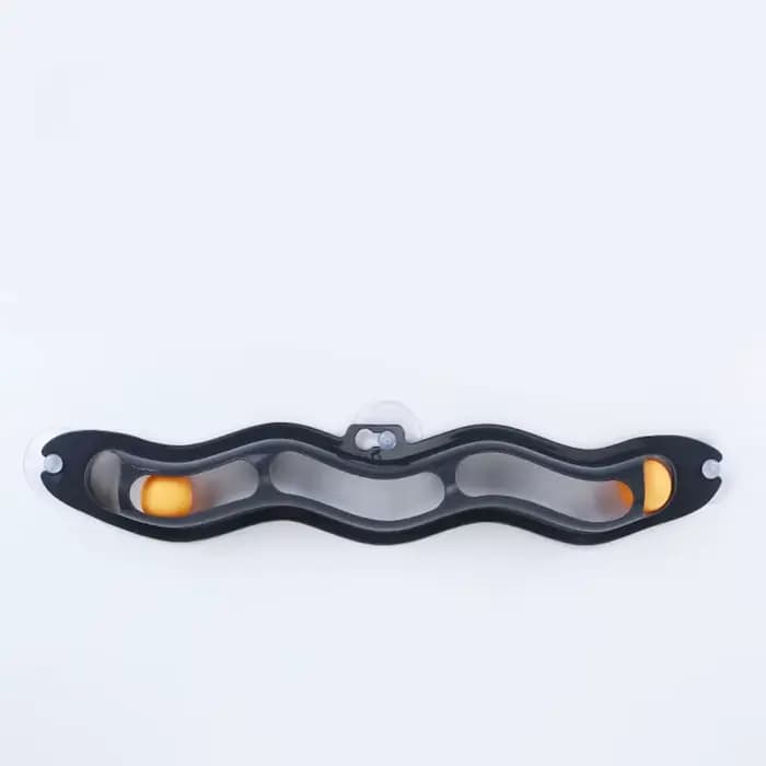 Piste chat jouet en plastique ventouse piste balle accessoires pour animaux de compagnie fenêtre Ten