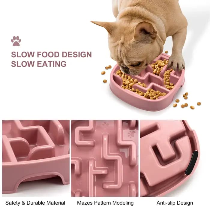 Fournitures pour animaux de compagnie chien chat Anti étouffement alimentation bols de nourriture ch