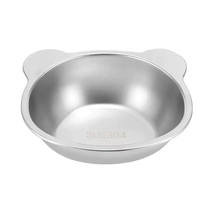 Bols surélevés pour chat, protège-cou incliné, bol de nourriture pour chat en acier inoxydable 304, 