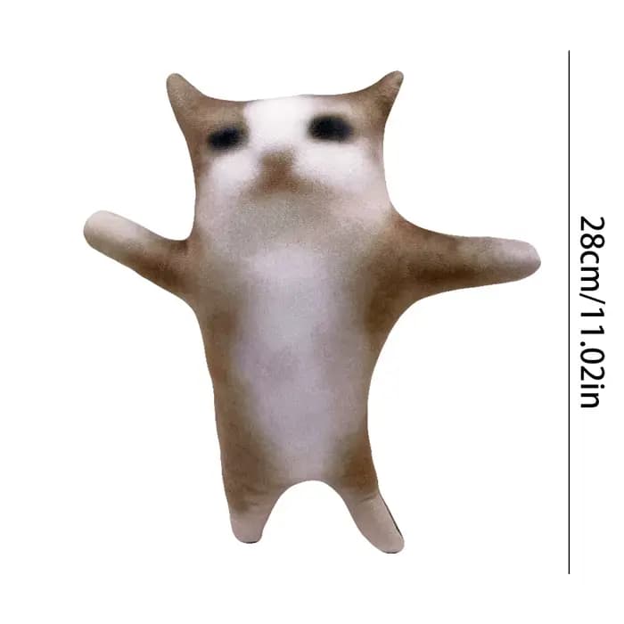 Peluche TinicooCat Happy Cat, jouet en peluche de film, animal en peluche mignon, peluche interactiv