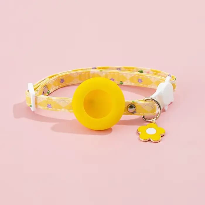 Collier de sécurité réglable pour chat avec support Apple Air Tag, collier imprimé pour chat, filles